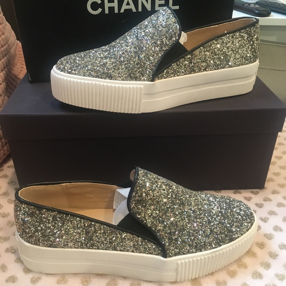 Platform Sneakers ✨Sparkly  size 6.5 NWT